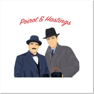 Poirot & Hastings Posters and Art